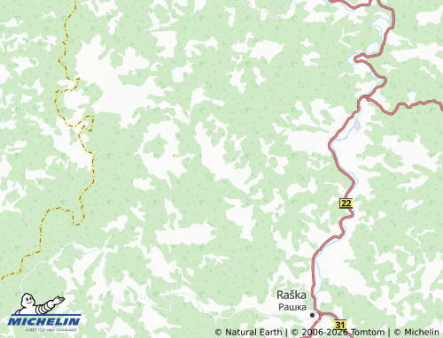 Carte MICHELIN Gradac - ViaMichelin