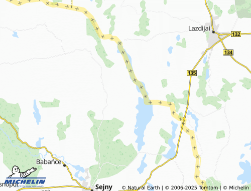 Carte MICHELIN Jenorajście - ViaMichelin