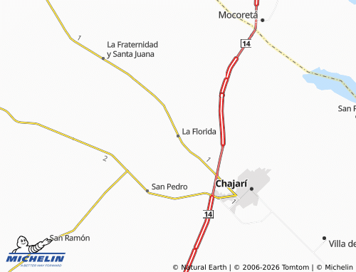 MICHELIN-Landkarte La Florida - ViaMichelin