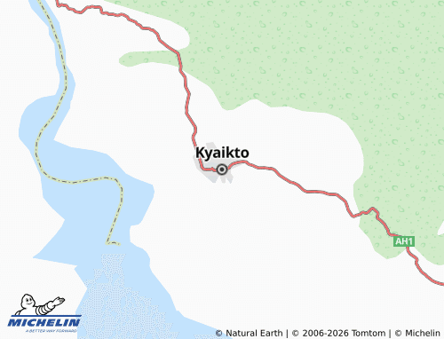 Mappa MICHELIN Kyaikto - ViaMichelin