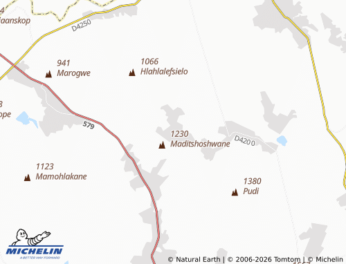 Mappa MICHELIN Makgwale - ViaMichelin