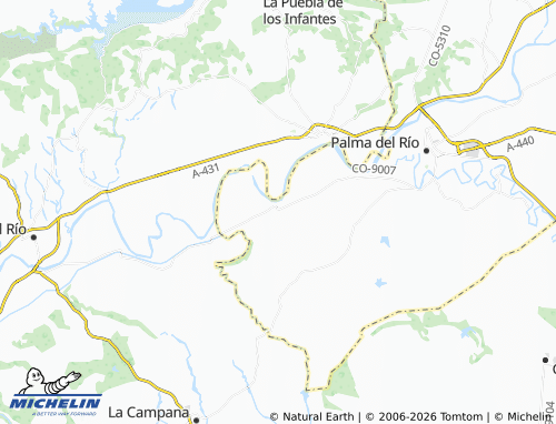 MICHELIN El Calonge map - ViaMichelin