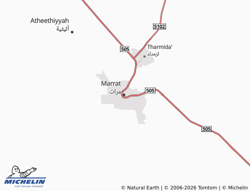 MICHELIN-Landkarte Kameet - ViaMichelin
