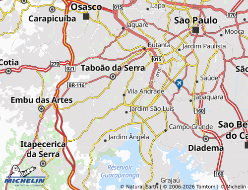 Mappa MICHELIN Vila Andrade - ViaMichelin