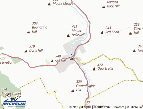 Mapa MICHELIN York - ViaMichelin