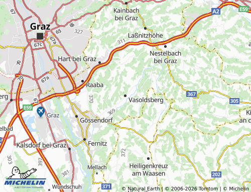 MICHELIN Vasoldsberg map - ViaMichelin