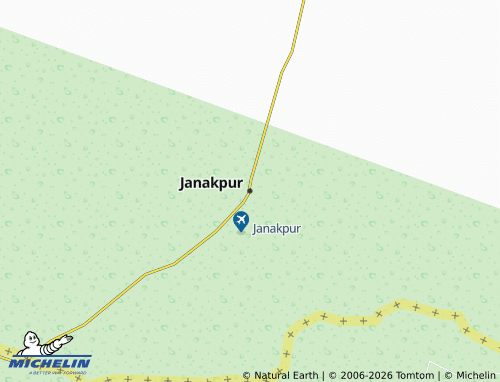 Kaart MICHELIN Janakpur - ViaMichelin