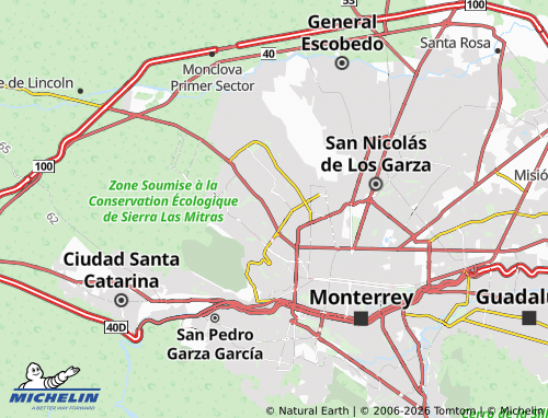 MICHELIN Rincón de Santa Cecilia map - ViaMichelin