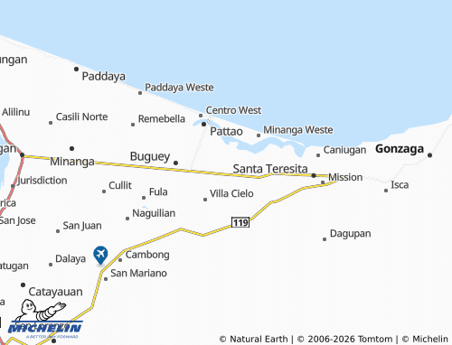 MICHELIN Calamegatan map - ViaMichelin