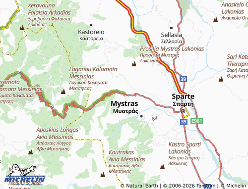 Mappa MICHELIN Trypi - ViaMichelin