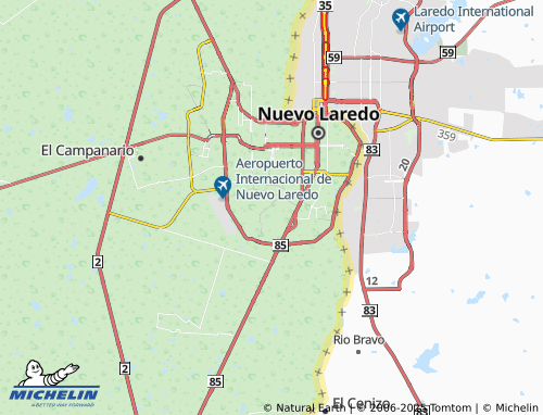 MICHELIN Los Presidentes map - ViaMichelin