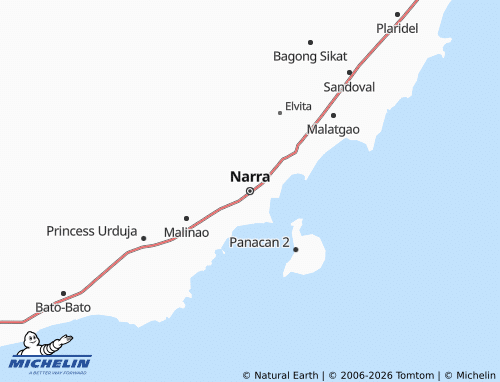 Mappa MICHELIN Narra - ViaMichelin