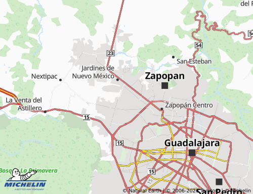 Carte MICHELIN De Los Fresnos - ViaMichelin
