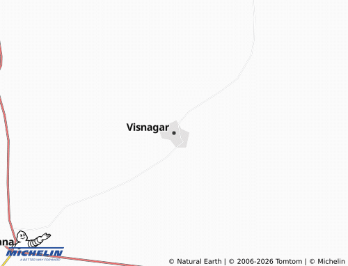 Carte MICHELIN Visnagar - ViaMichelin