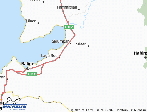 MICHELIN Pintu Bosi map - ViaMichelin