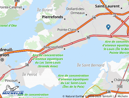 Mappa MICHELIN Beaconsfield - ViaMichelin