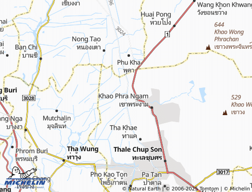 MICHELIN Khok Krathiam map - ViaMichelin