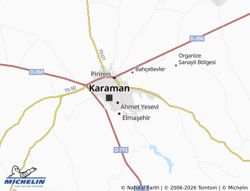MICHELIN-Landkarte Tabduk Emre - ViaMichelin