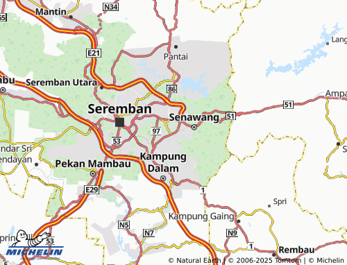 MICHELIN Senawang Industrial Park map - ViaMichelin