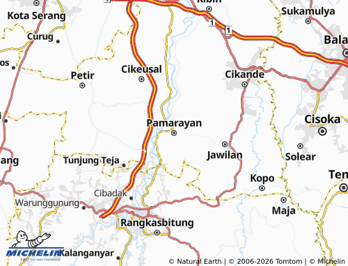 MICHELIN Pamarayan map - ViaMichelin