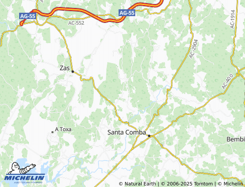 MICHELIN Santa Sabina map - ViaMichelin
