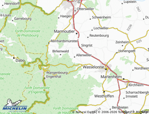 Mapa MICHELIN Allenwiller - ViaMichelin