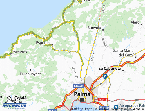 Mapa MICHELIN ses Rotgetes - ViaMichelin