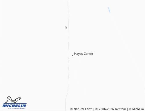 Carte MICHELIN Hayes Center - ViaMichelin