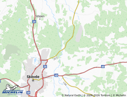 Carte MICHELIN Fjället - ViaMichelin