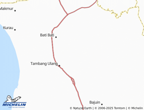 MICHELIN Sungai Pinang map - ViaMichelin