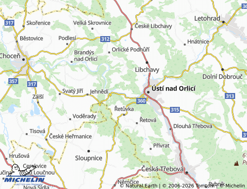 Mappa MICHELIN Kerhartice - ViaMichelin