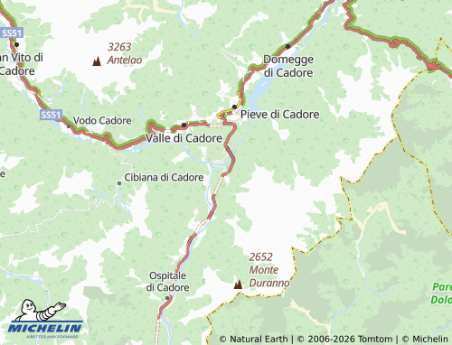 MICHELIN Caralte map - ViaMichelin
