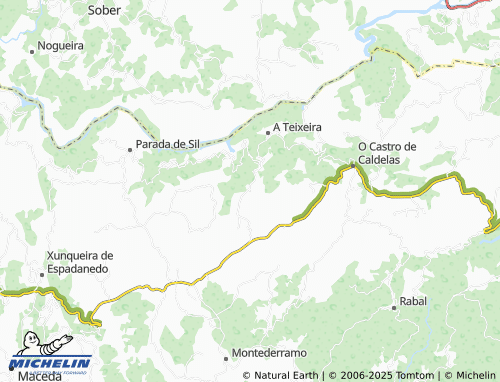 MICHELIN Celeiros map - ViaMichelin