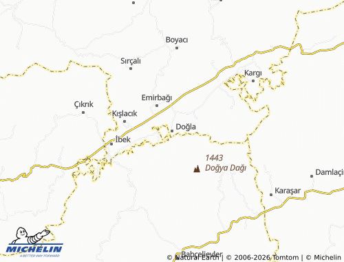 Mappa MICHELIN Doğla - ViaMichelin