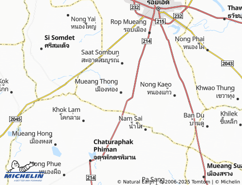 MICHELIN Mueang Thong map - ViaMichelin