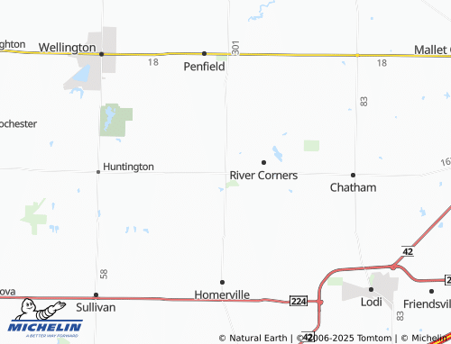 MICHELIN Spencer map - ViaMichelin