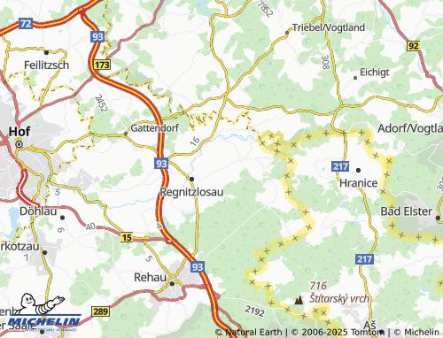 MICHELIN Schwesendorf map - ViaMichelin