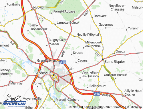 Mapa MICHELIN Drucat - ViaMichelin