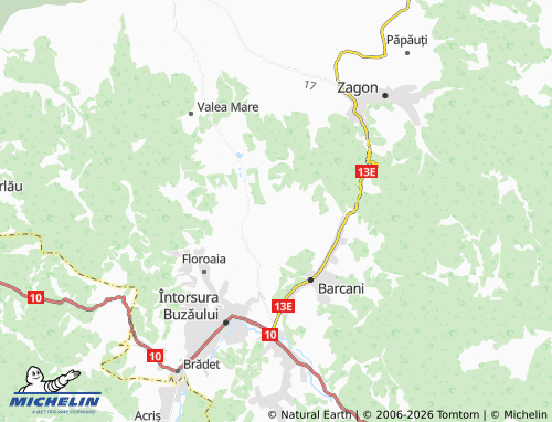 Mappa MICHELIN Lădăuți - ViaMichelin