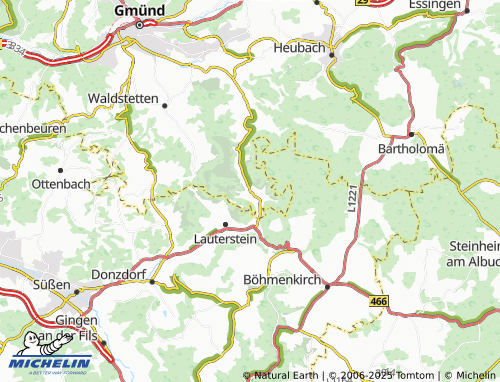 MICHELIN Degenfeld map - ViaMichelin