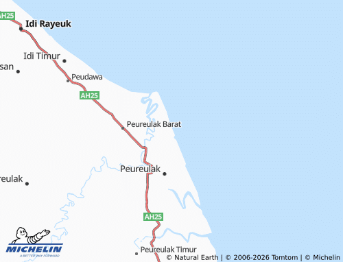 MICHELIN-Landkarte Kuala Bugak - ViaMichelin