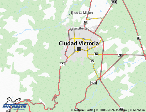 Mapa MICHELIN Bernardo Gutiérrez de Lara - ViaMichelin