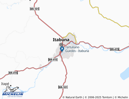 MICHELIN Mangabinha map - ViaMichelin