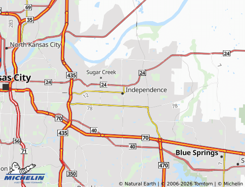 Mapa MICHELIN Independence - ViaMichelin