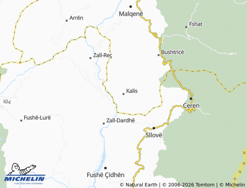 Carte MICHELIN Kalis - ViaMichelin