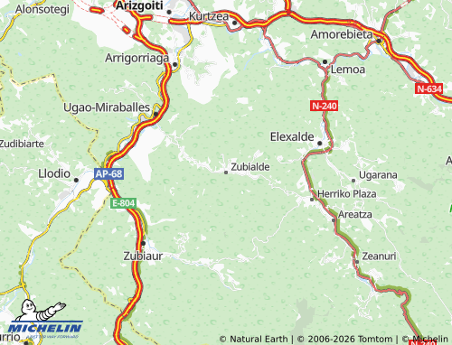 MICHELIN Zubialde map - ViaMichelin