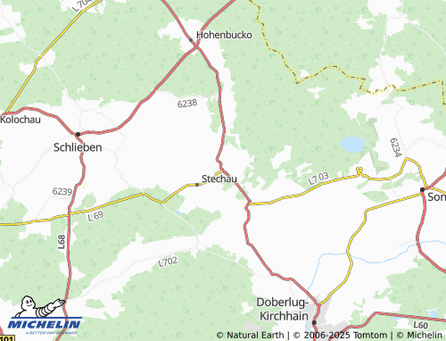 MICHELIN Hillmersdorf map - ViaMichelin