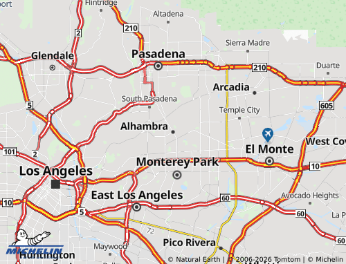 Mappa MICHELIN Alhambra - ViaMichelin