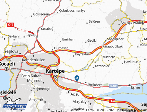 MICHELIN Bayraktar map - ViaMichelin