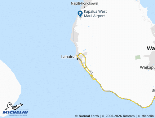 Kaart MICHELIN Lahaina - ViaMichelin